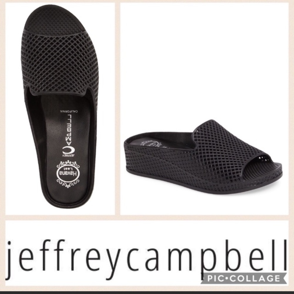 Jeffery Campbell Black sandals